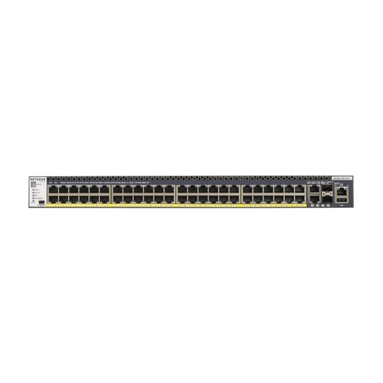 Netgear Netgear M4300-52G-PoE+ - Managed Switch / 48× 1G PoE+ / 2× 10G / 2× SFP+ / 550W PSU