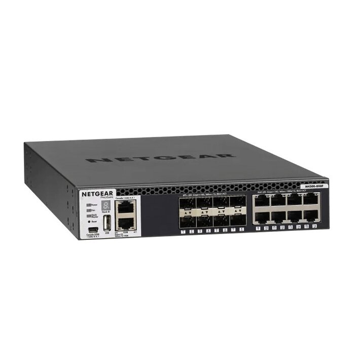 Netgear Netgear M4300-8X8F - Managed Switch / 8× 10GBASE-T / 8× SFP+ / Halve Breedte