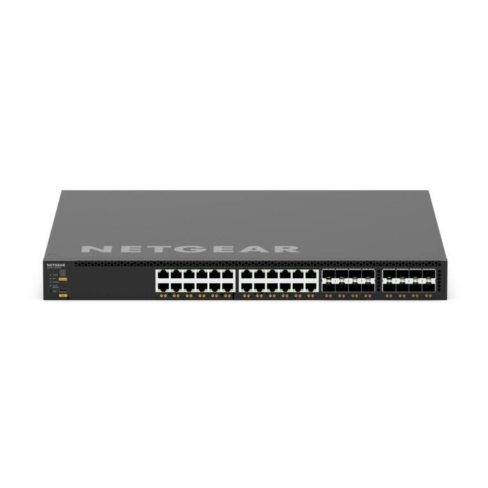 Netgear Netgear AV M4350-24X8F8V - Managed AV Switch / 24× 10G PoE++ / 8× SFP+ / 8× SFP28 25G
