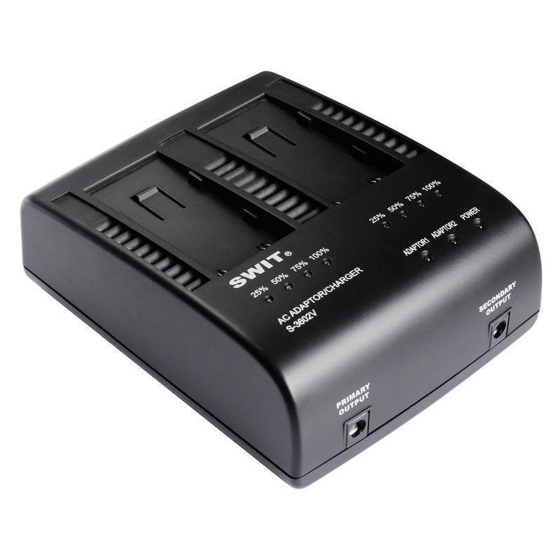 Swit Swit S-3602V 2-ch JVC BN-VF Charger and Adaptor