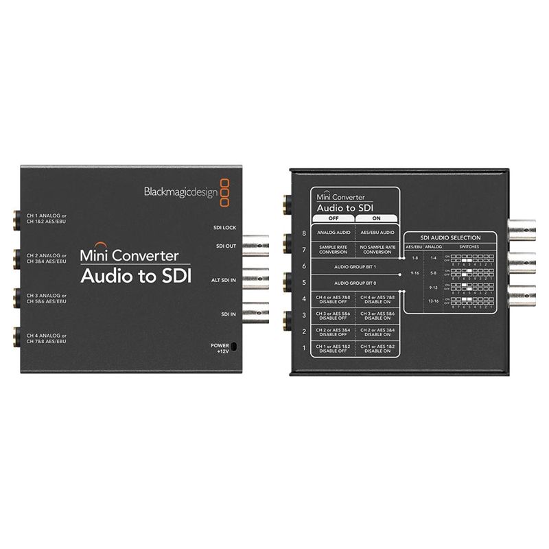 Blackmagic Design BlackMagic Design Mini Converter Audio to SDI 2