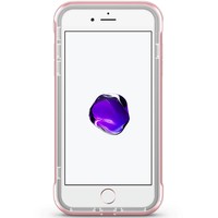 iPhone 7 rosegold transparant hoesje - Lips & stars