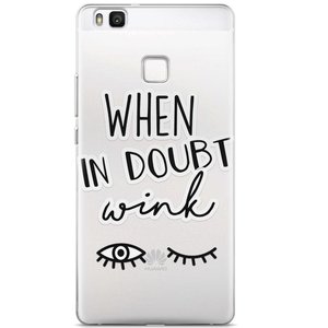 Casimoda Huawei P9 Lite transparant hoesje - Wink