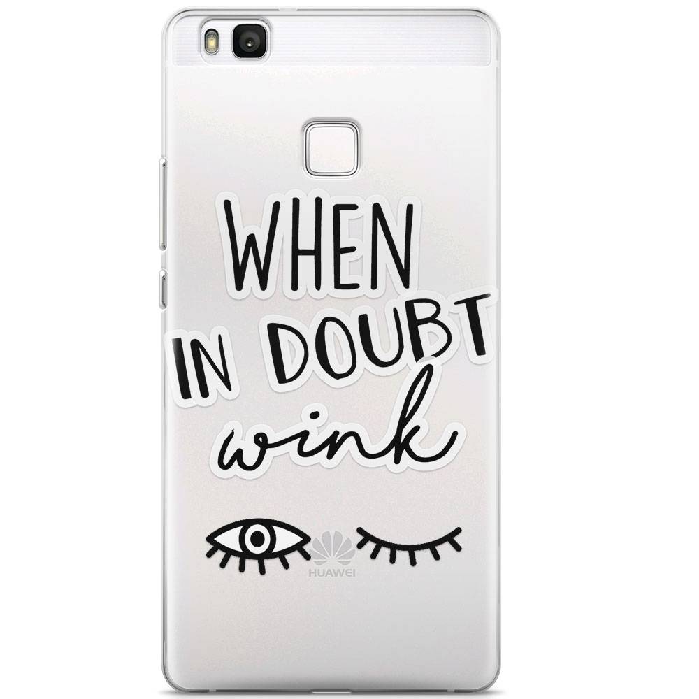 Huawei P9 Lite transparant hoesje Wink