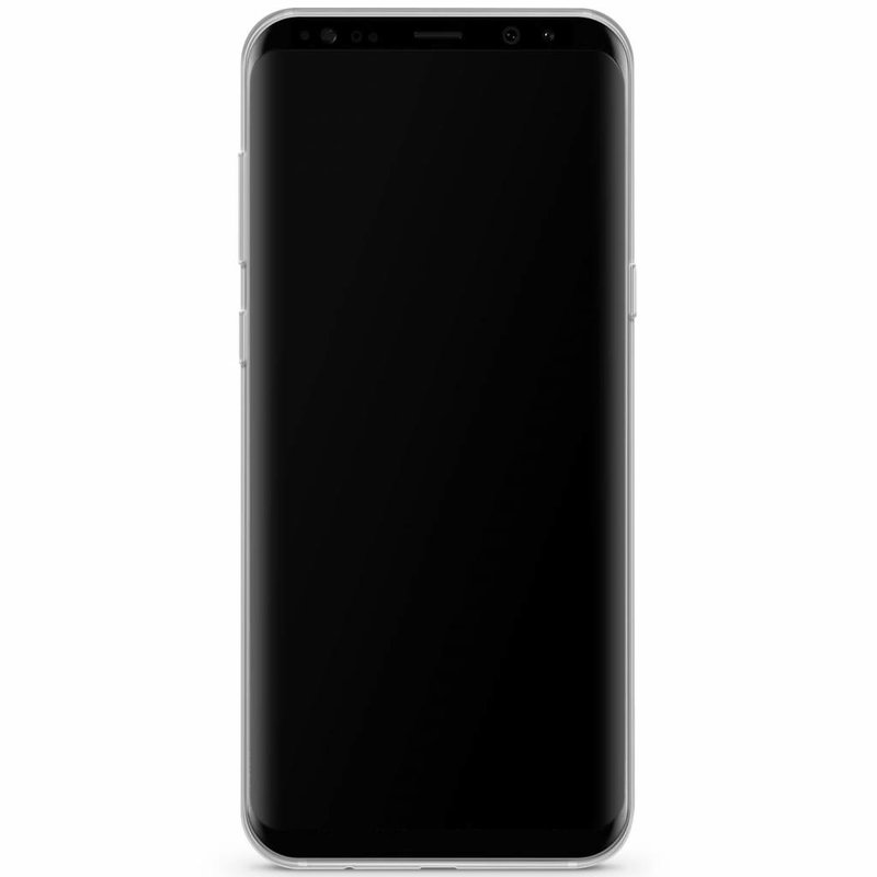 Samsung Galaxy S8 transparant hoesje - Marmer rosegoud