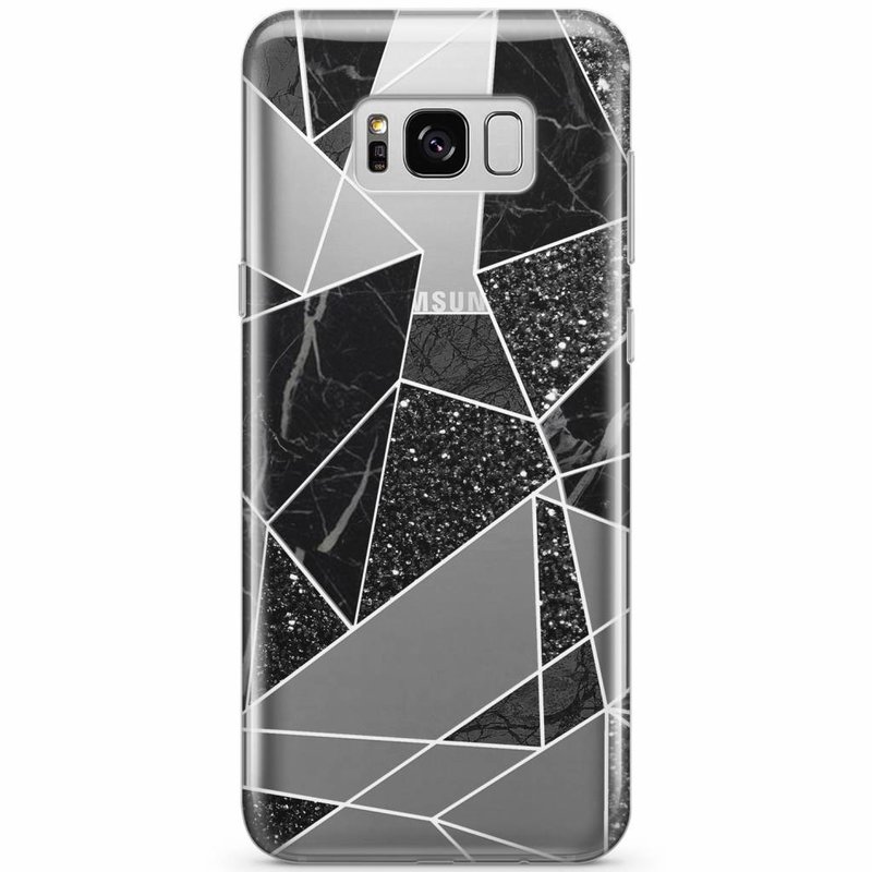 Casimoda Samsung Galaxy S8 transparant hoesje - Abstract painted