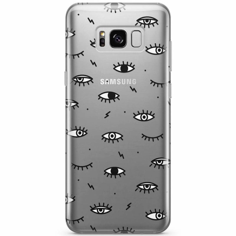 Samsung Galaxy S8 transparant hoesje - Eye see you