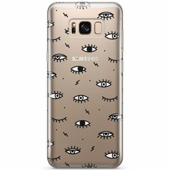 Samsung Galaxy S8 transparant hoesje - Eye see you