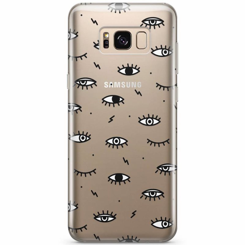 Casimoda Samsung Galaxy S8 transparant hoesje - Eye see you