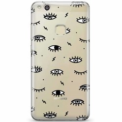 Casimoda Huawei P10 Lite siliconen hoesje - Eye see you