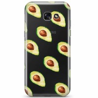 Casimoda Samsung Galaxy A5 2017 transparant hoesje - Avocado