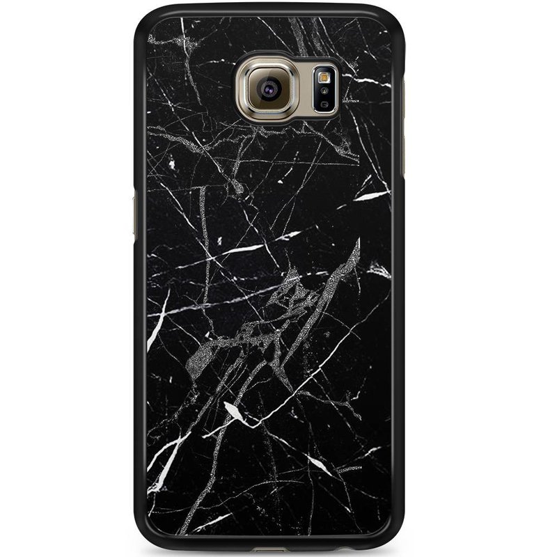 Casimoda Samsung Galaxy S6 hoesje - Marmer zwart