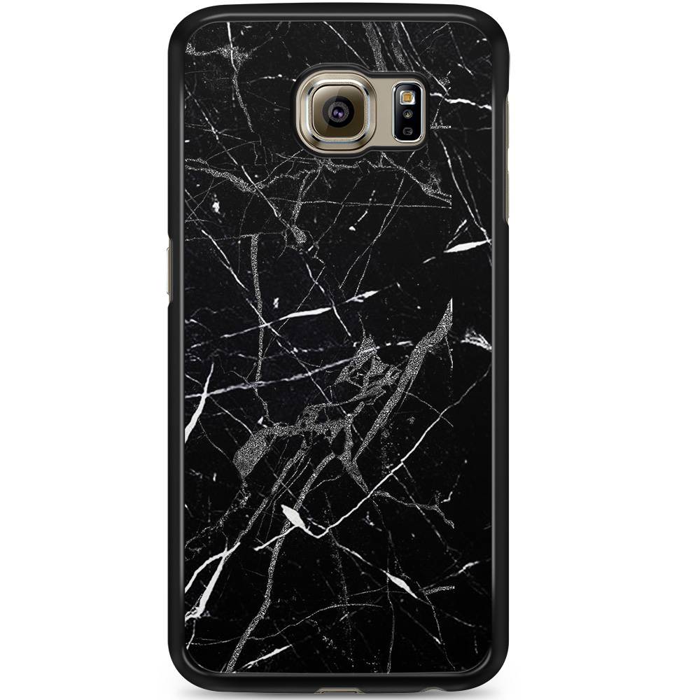 Samsung Galaxy S6 hoesje - Marmer zwart