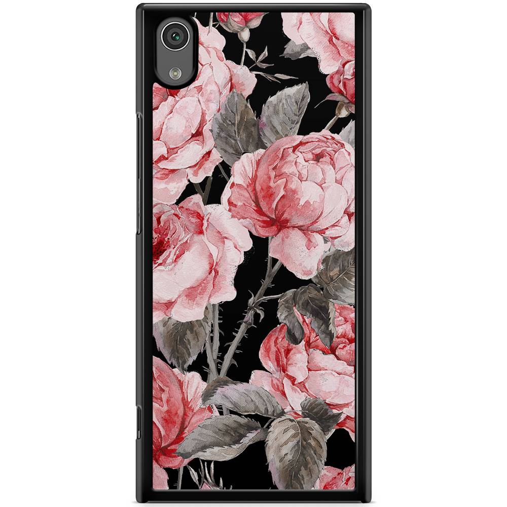 Sony Xperia XA1 hoesje Moody florals