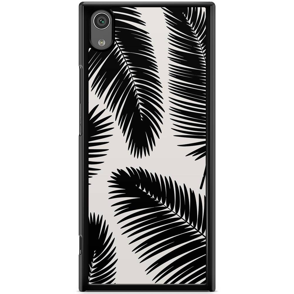 Sony Xperia Xa1 Hoesje Palm Leaves Sillhouette huismerk kopen in de aanbieding
