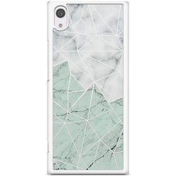 Casimoda Sony Xperia XA1 hoesje - Marmer mint mix