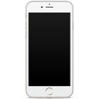 Casimoda iPhone 7 Plus / iPhone 8 Plus transparant hoesje - Panda