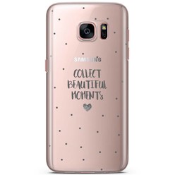 Casimoda Samsung Galaxy S7 siliconen hoesje - Collect beautiful moments