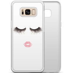 Casimoda Samsung Galaxy S8 hoesje - Fashion eyelashes