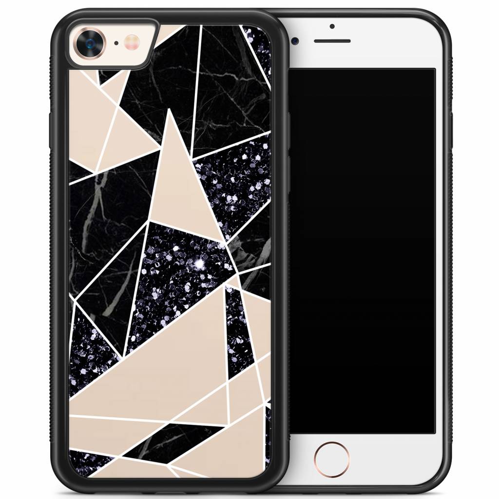 iPhone 8 7 hoesje Abstract painted