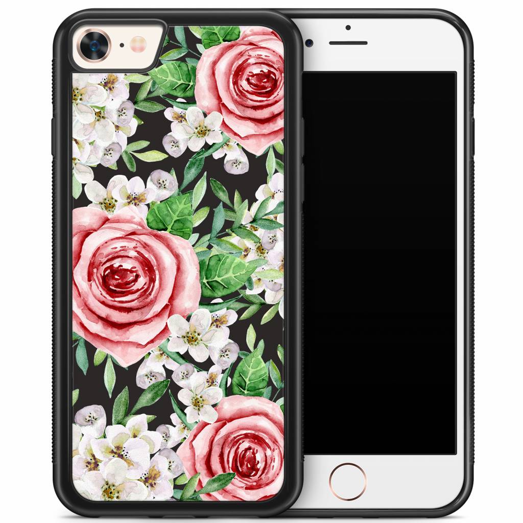 iPhone 8 7 hoesje Rose story