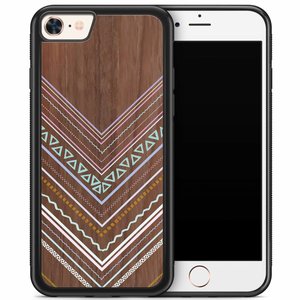 Casimoda iPhone 8/7 hoesje - Wooden lines