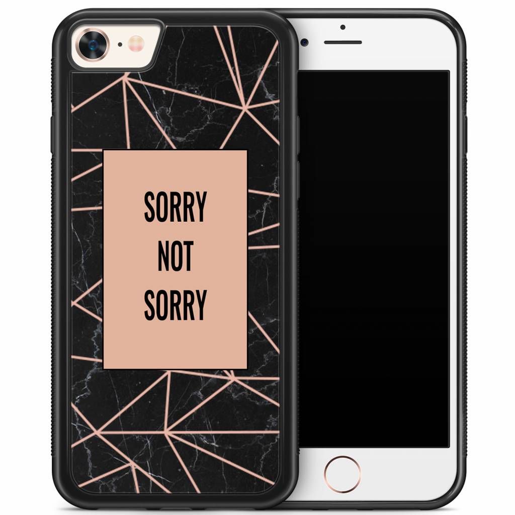iPhone 8/7 hoesje - Sorry not sorry