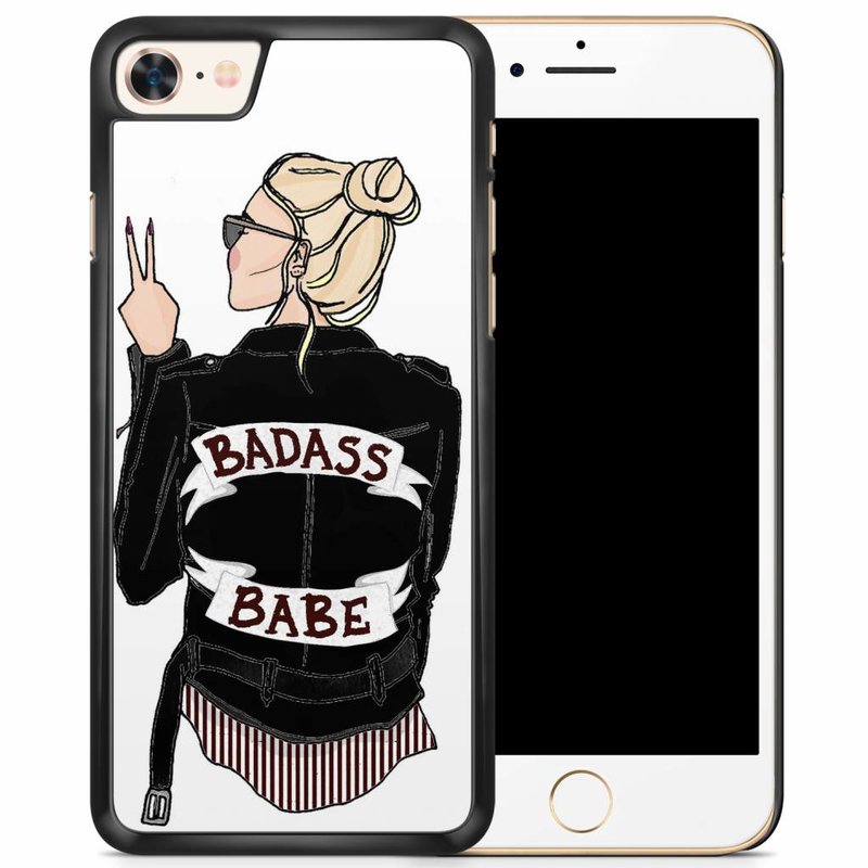 Casimoda iPhone 8/7 hoesje - Badass girl