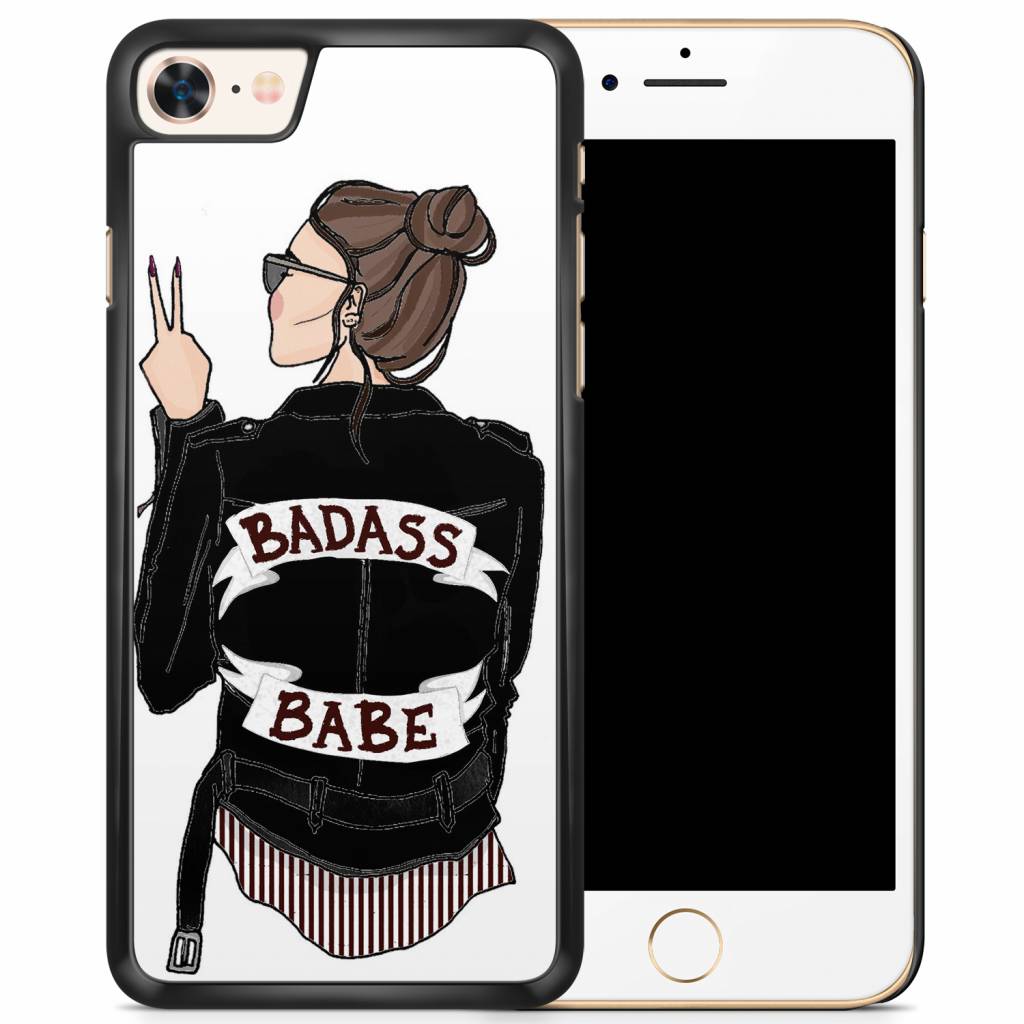 Taille Ijver Grondig Badass girl hoesje voor Apple iPhone 8/7 online bestellen - Casimoda.nl