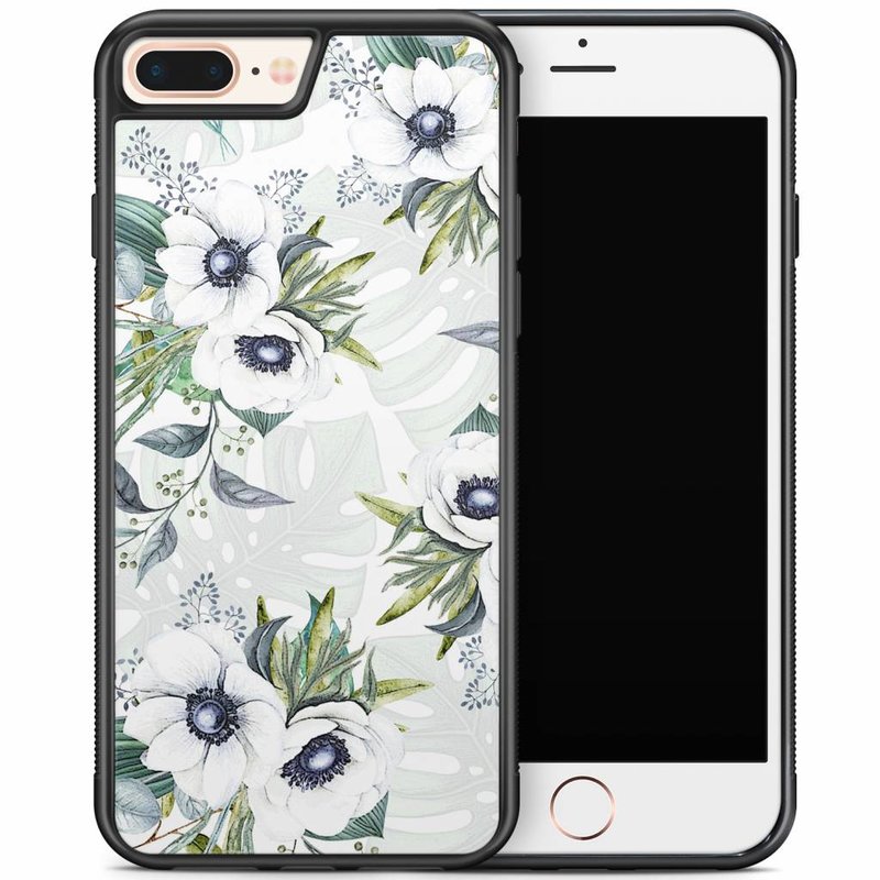 Casimoda iPhone 8 Plus/iPhone 7 Plus hoesje - Floral art