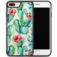 Casimoda iPhone 8 Plus/iPhone 7 Plus hoesje - Cactus crush