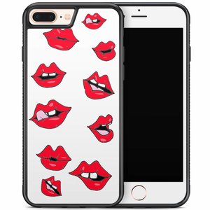 Casimoda iPhone 8 Plus/iPhone 7 Plus hoesje - Kisses