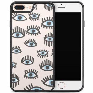 Casimoda iPhone 8 Plus/iPhone 7 Plus hoesje - Eyes on you