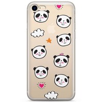 Casimoda iPhone 8 / 7 siliconen hoesje - Panda