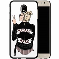 Casimoda Samsung Galaxy J7 2017 hoesje - Badass girl