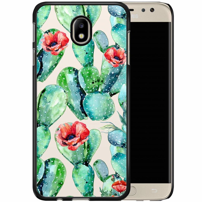 Casimoda Samsung Galaxy J7 2017 hoesje - Cactus crush