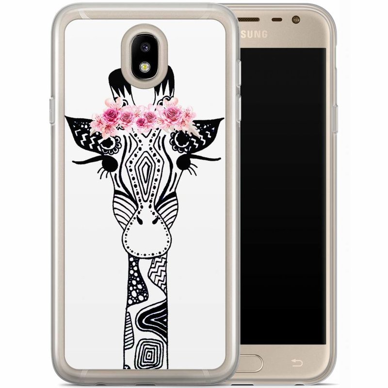 Casimoda Samsung Galaxy J7 2017 siliconen hoesje - Giraffe