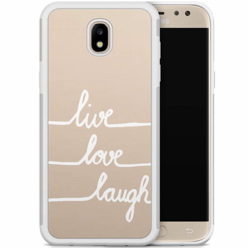 Casimoda Samsung Galaxy J5 2017 hoesje - Live, love, laugh