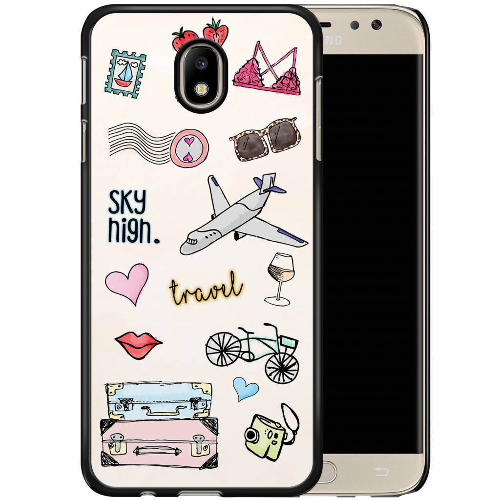 Samsung Galaxy J3 2017 hoesje Let's travel