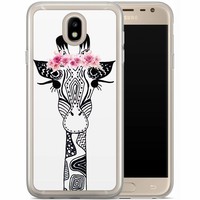 Casimoda Samsung Galaxy J3 2017 siliconen hoesje - Giraffe