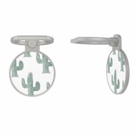 Casimoda Zilveren telefoon ring houder - Cactus print