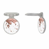 Casimoda Zilveren telefoon ring houder - Marble splash