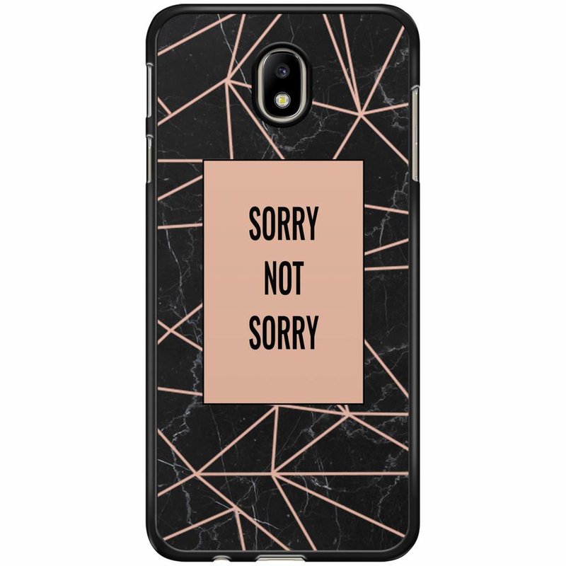 Samsung Galaxy J3 2017 hoesje - Sorry not sorry