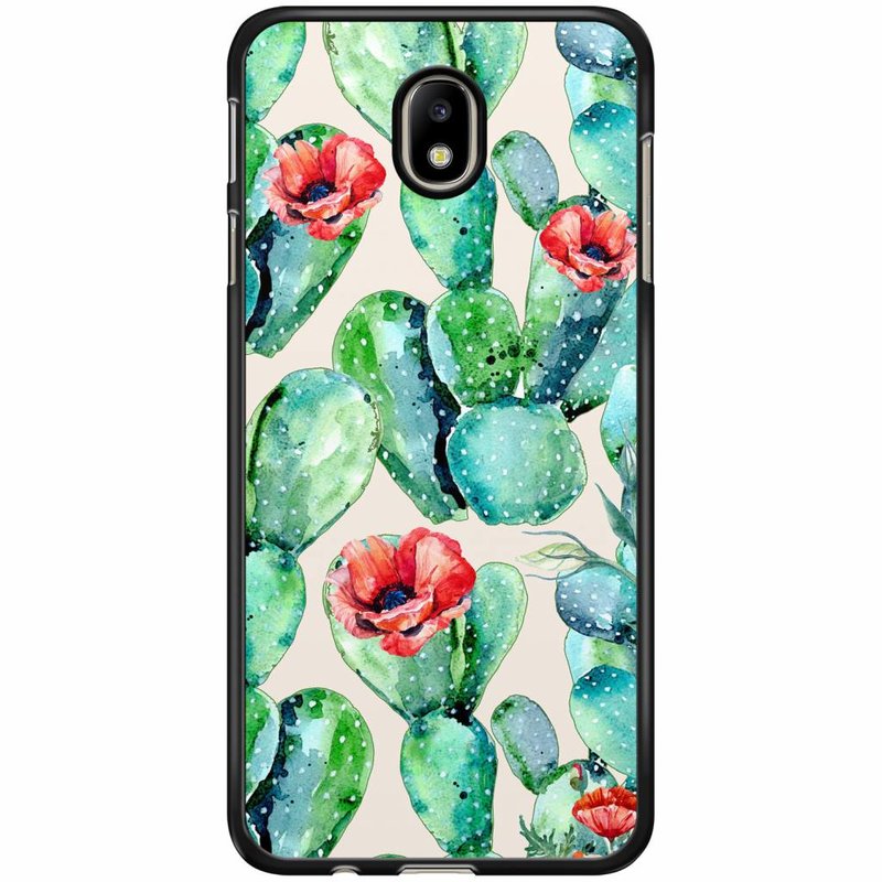 Casimoda Samsung Galaxy J7 2017 hoesje - Cactus crush