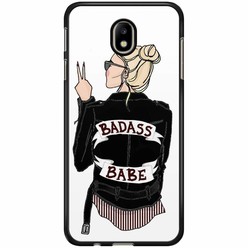 Casimoda Samsung Galaxy J7 2017 hoesje - Badass girl