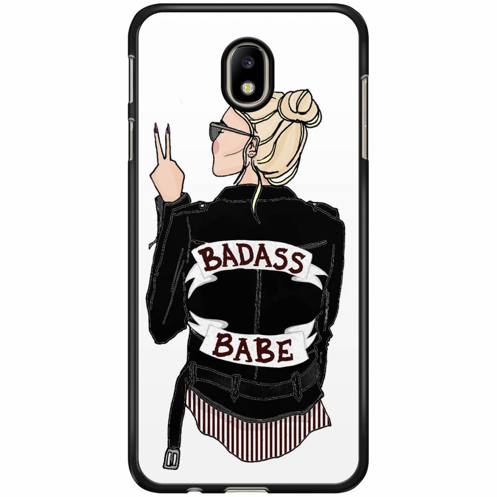 Samsung Galaxy J7 2017 hoesje Badass girl