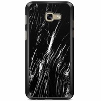 Casimoda Samsung Galaxy A5 2017 hoesje - Black is my happy color (marmer)