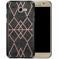 Samsung Galaxy A5 2017 hoesje - Abstract rose gold