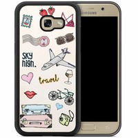 Samsung Galaxy A5 2017 hoesje - Let's travel