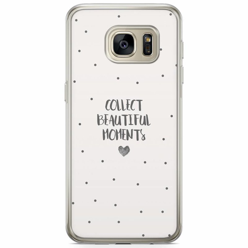 Casimoda Samsung Galaxy S7 siliconen hoesje - Collect beautiful moments